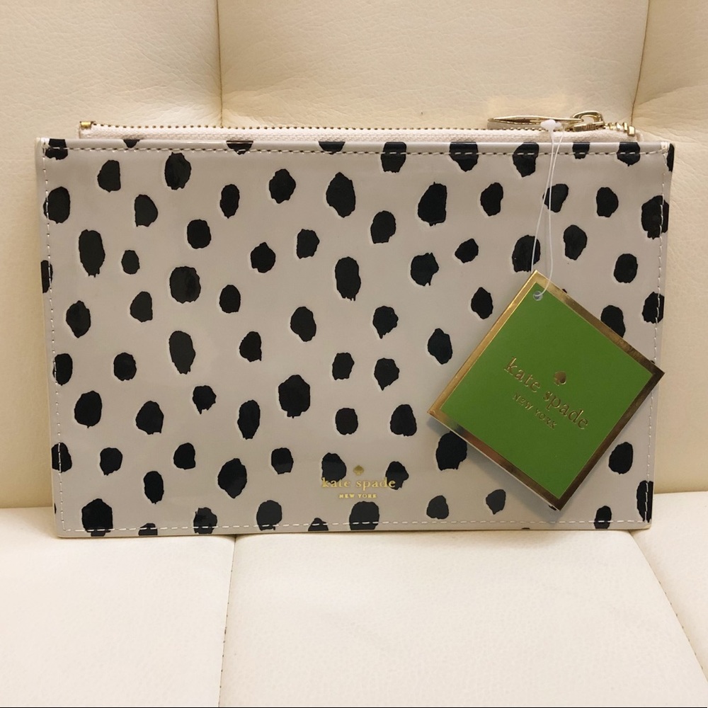 Kate Spade NY Flamingo Dot Pencil Pouch